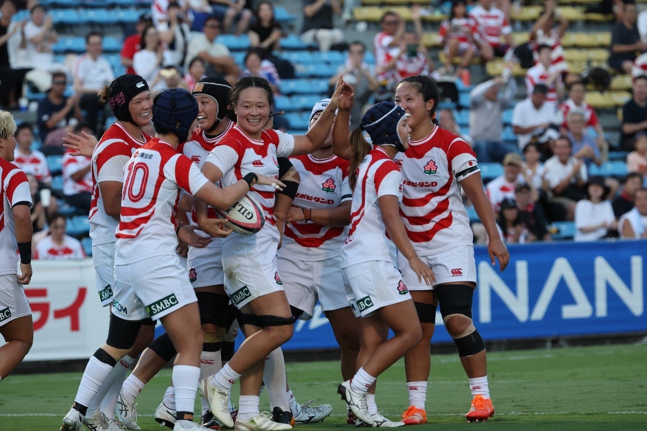 ラグビー　日本代表　ウィンドブレーカー　試供品　ラグビーワールドカップ ラグビー女子日本代表ハイライト集】女子ラグビーワールドカップ