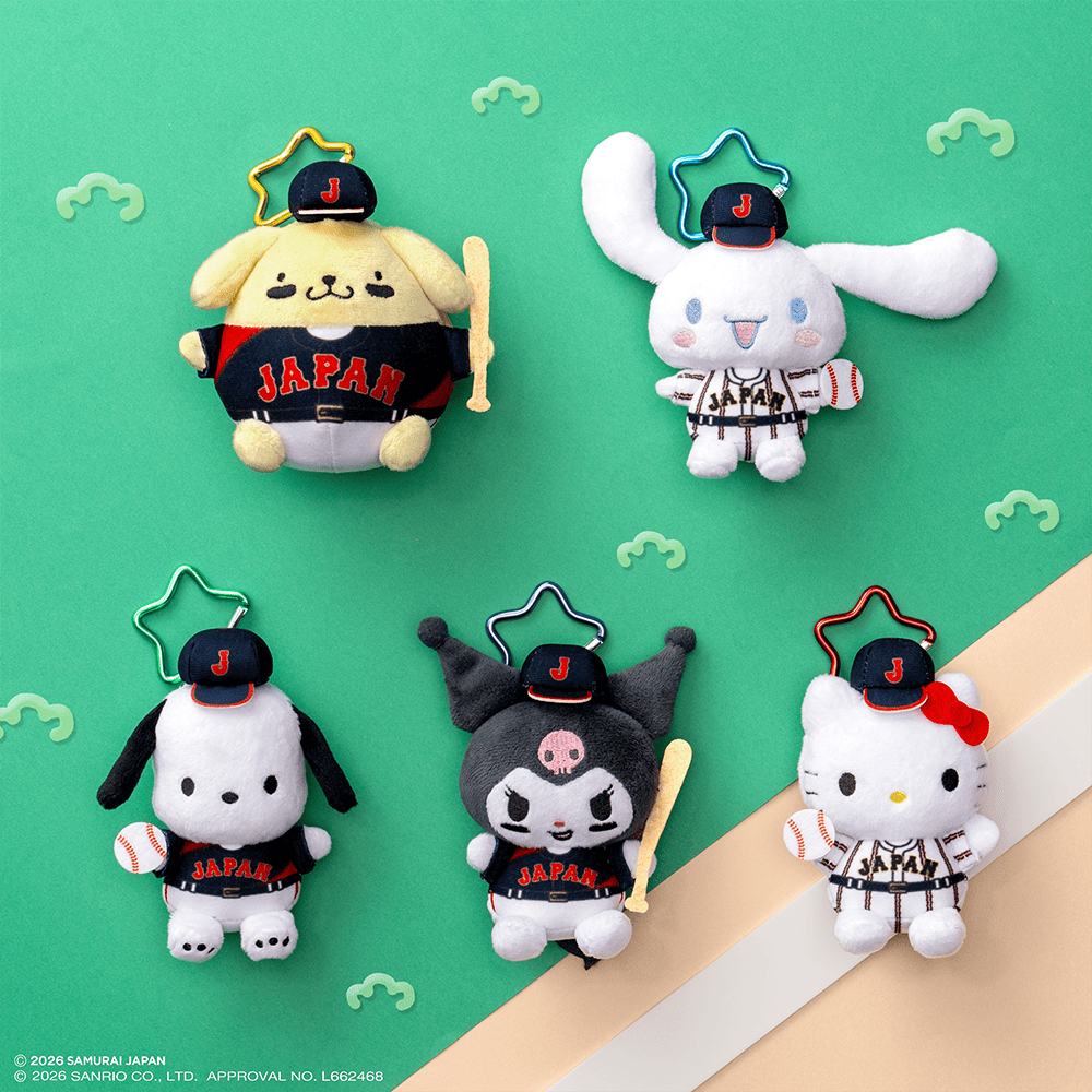 侍ジャパン×サンリオキャラクターズ　野球日本代表「侍ジャパン」BIGぬいぐるみ 侍ジャパン×サンリオキャラクターズ 野球日本代表「侍ジャパン」BIG