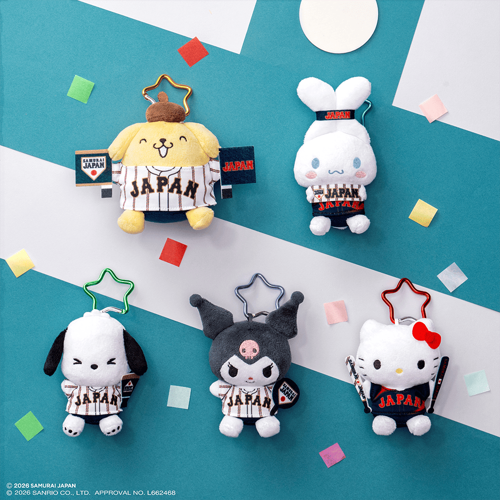 サンリオWBCコラボ　一番くじ 侍ジャパン×サンリオキャラクターズのコラボくじが登場―全7等級で展開