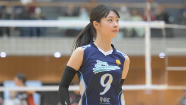 大門莉珠　サイン　引退　最後のサイン　東京gssサンビームズ　バレーボール バレー界の天使