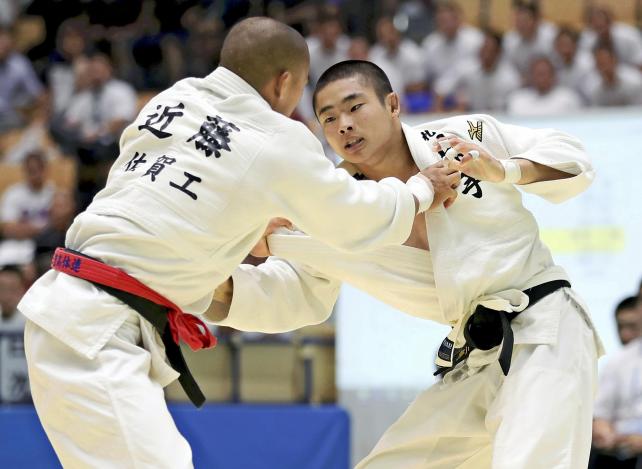 柔道男子60キロ級で準優勝した札幌山の手の鷲見仁義 ©読売新聞社
