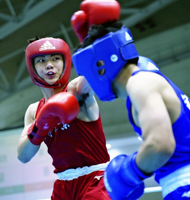 ボクシングのフライ級を制した王寺工・吉良大弥