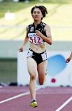 陸上女子400メートルで3位になった湘南の入江明歩 ©読売新聞社