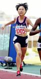 陸上女子1500メートルで3位になった岡山操山の金光由樹 ©読売新聞社