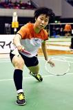 バドミントン女子シングルスで3位になった埼玉栄の斎藤夏 ©読売新聞社