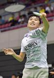 バドミントン女子シングルスで準優勝した作新学院の佐川智香 ©読売新聞社