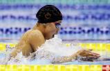 競泳女子100メートル平泳ぎで優勝した豊川の今井月 ©読売新聞社