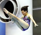 女子板飛び込みで6位入賞した愛工大名電の若林佑希子 ©読売新聞社