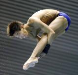 男子高飛び込みで8位入賞した別府翔青の山本馨 ©読売新聞社