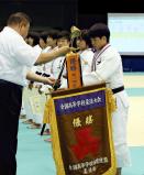 柔道女子63キロ級で、優勝した大牟田の山口葵良梨選手