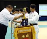 柔道女子78キロ級で、優勝した富士学苑の黒田亜紀選手