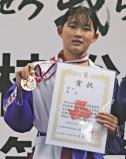 準優勝に輝いた春日部共栄の武田選手