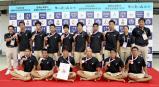 水球で準優勝した鳥羽の選手たち