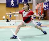 バドミントン女子団体準々決勝のシングルス