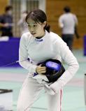 フェンシング女子エペで優勝し、２冠の乙訓・竹山柚葉