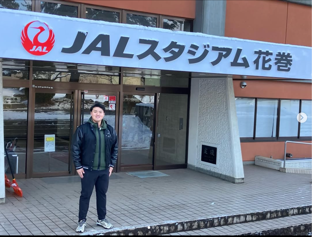 「花巻から世界へ」佐々木麟太郎、思い出の球場に込めた決意