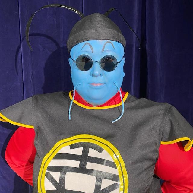 衝撃的なビジュアル❗️かなでがドラゴンボールのコスプレ姿を公開🔥