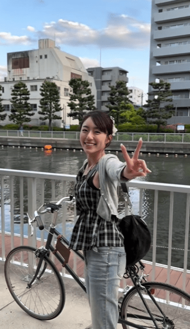 「いつも笑顔が素敵。健康的な」井手美希、"趣味のサイクリング"で見せる弾けるスマイルが可愛すぎる！