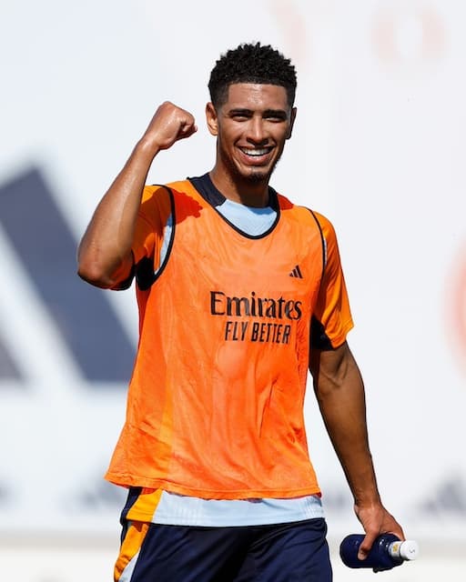 ベリンガムの新シーズンに向けたトレーニング姿