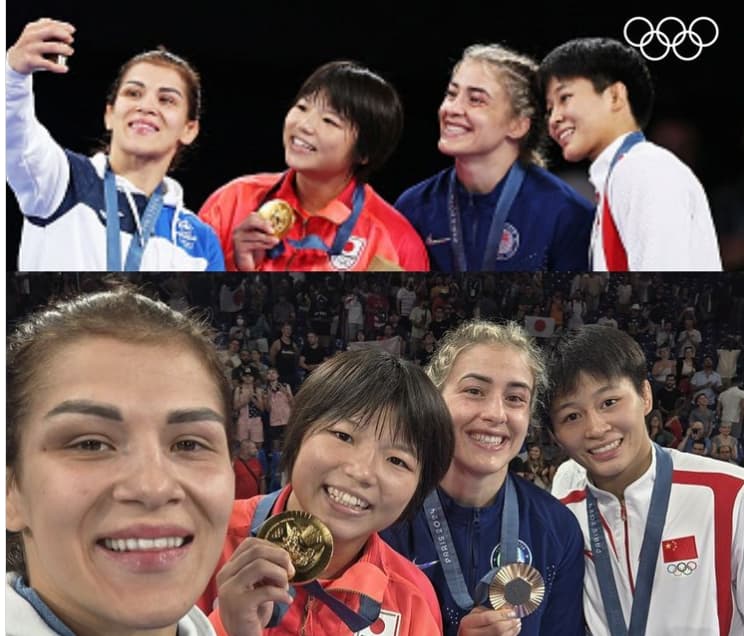 櫻井つぐみ、メダリストたちの笑顔が輝くセルフィーショットを公開