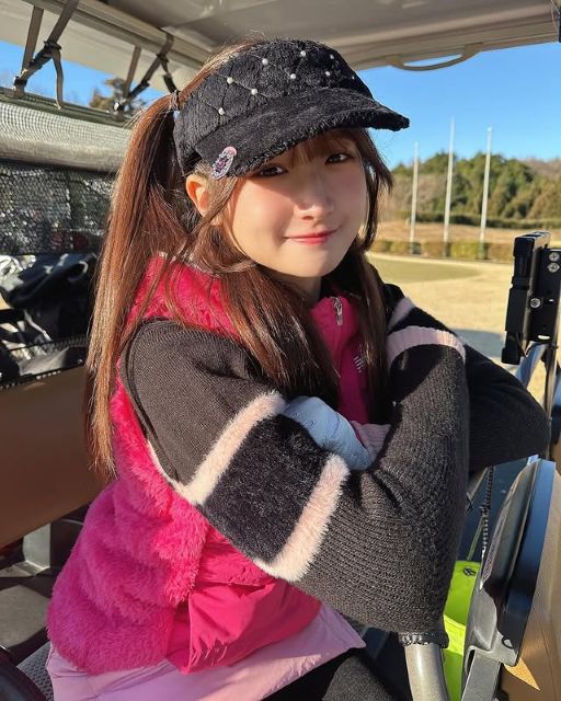 「今日も茨城でゴルフ！！」アイドル貝賀琴莉、