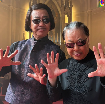 木梨憲武＆Mr.マリック　“奇跡のダブルハンドパワー”36年ぶり降臨！