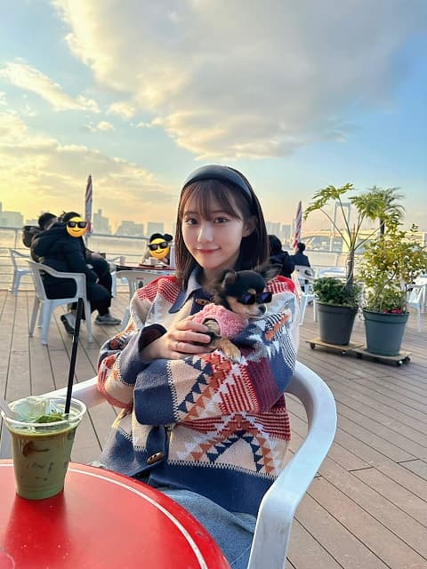 「ちょっと可愛さ増してるのずるい」田中美久と愛犬の2ショットに反響