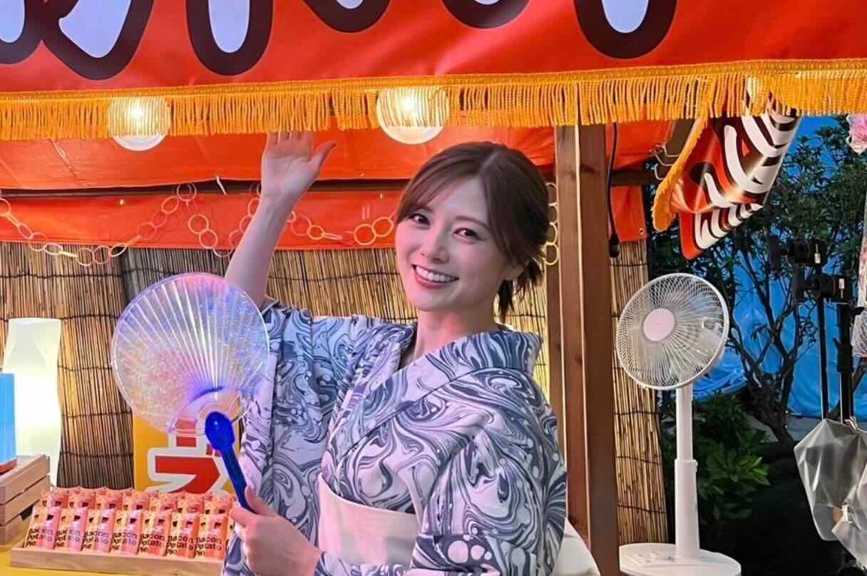 「浴衣麻衣ちゃん最高」白石麻衣 新CMで浴衣姿を披露