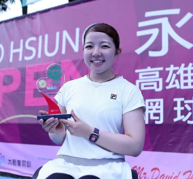 車いすテニス🎾田中愛美　「なんかそのうち写真のアップルウォッチから…」