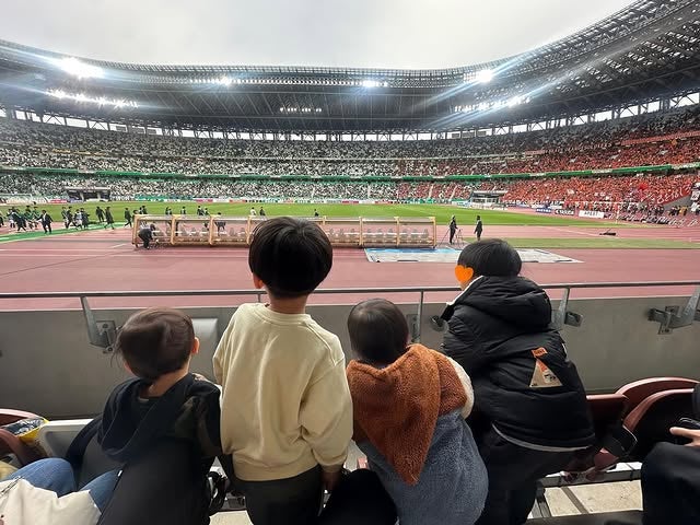 「家族で祐治の応援!!」高橋ユウ、