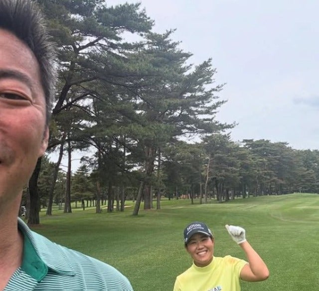 「めっちゃいいスコアだった」上原浩治が畑岡奈紗とラウンド！