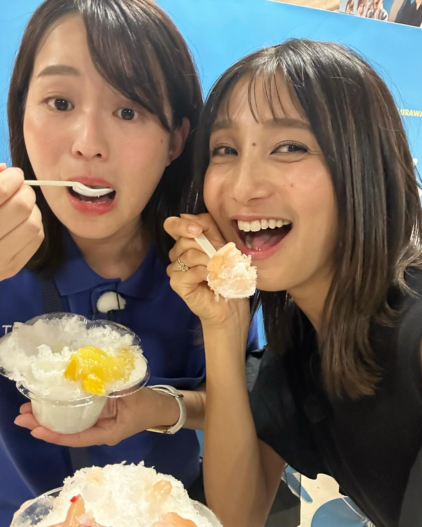 近藤夏子が同期といっしょにグルメ中継！