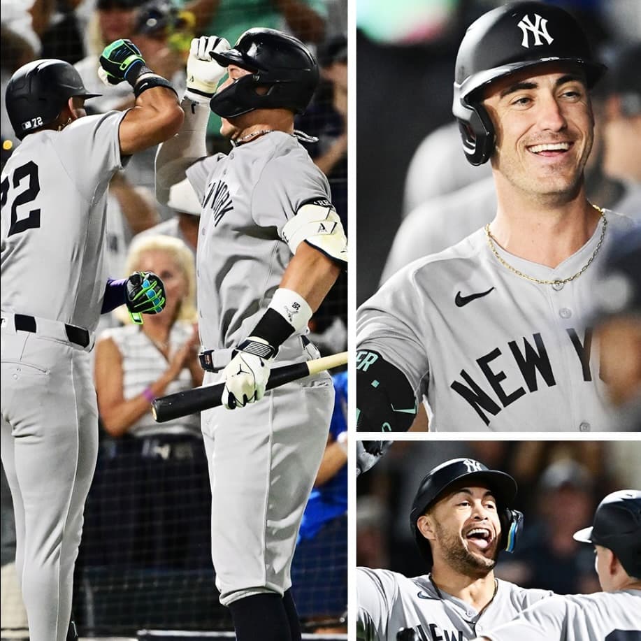 これがヤンキース、これがニューヨーク！暴れん坊3人組「ブロンクス・ボンバーズ」に注目　MLB Japan公式インスタグラムから