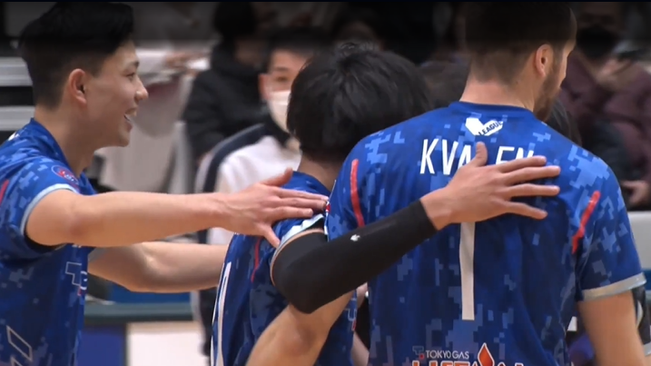 Ｖリーグ男子　FC東京 vs. VC長野トライデンツ 2022/1/15【ハイライト】
