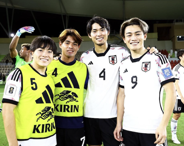 佐野海舟が鹿島メンバーでパシャリ📸