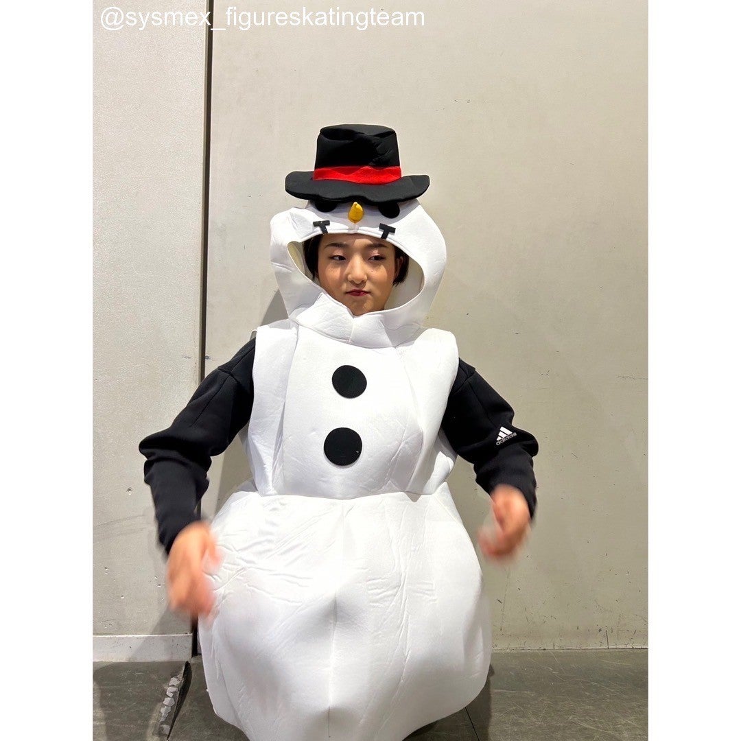 全日本2連覇を果たした坂本花織が雪だるまに！？⛄️💕2022年を振り返る❗️