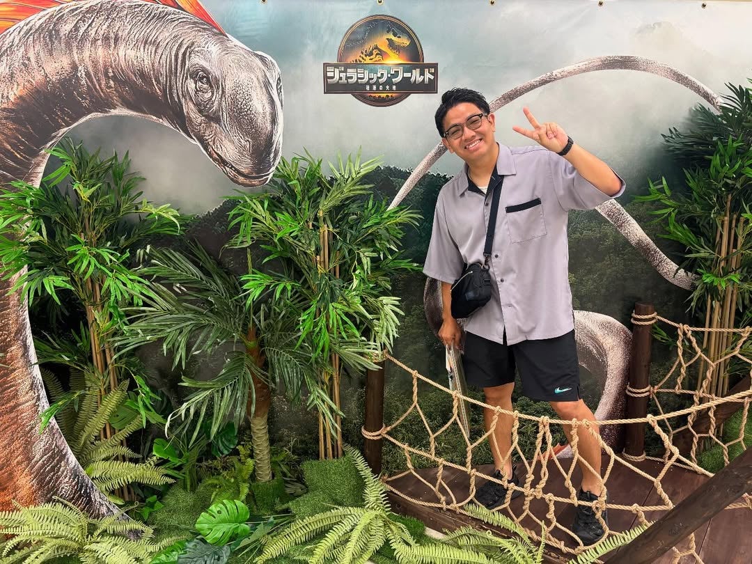 ミキ昴生がジュラシックワールドのポップアップストアへ！