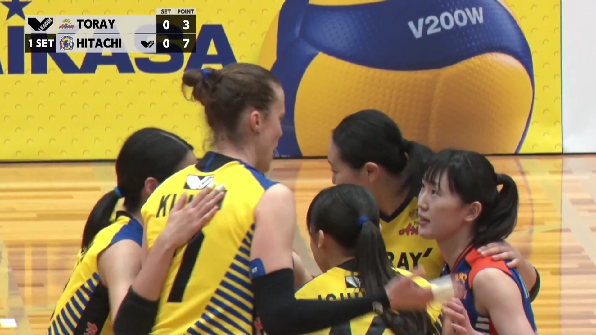 Ｖリーグ女子　東レアローズ vs. 日立Astemoリヴァーレ 2022/3/6【ハイライト】