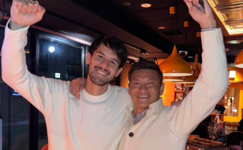 「鳥取のために働く男！」播戸竜二、長谷川アーリアジャスールとの2ショット公開