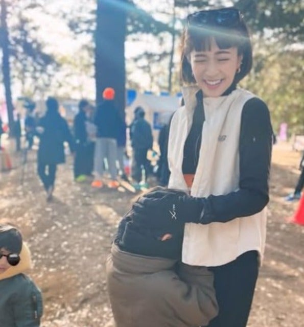 「こどもたちや、友達の声で頑張れました！」安田美沙子が渋谷ニュー駅伝に参加！