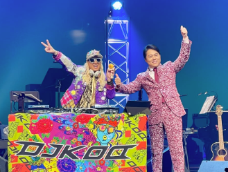 TRF・DJ KOO、三山ひろしと初共演「けん玉仲間とのステージは最高でした」