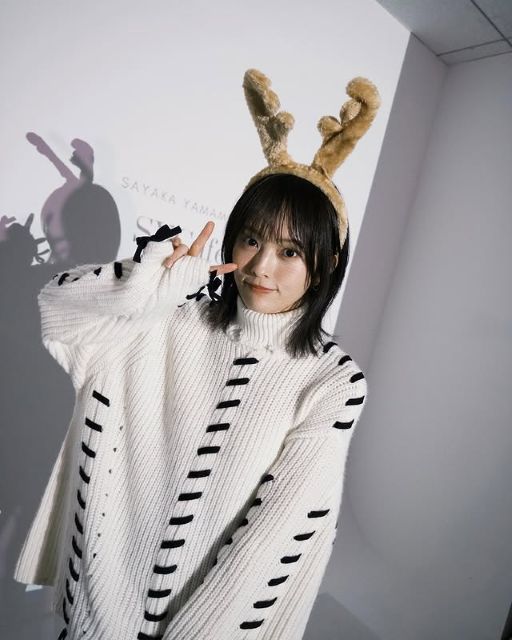 山本彩がメリクリショットをインスタ公開！「トナカイ彩ちゃんかぁいい〜」