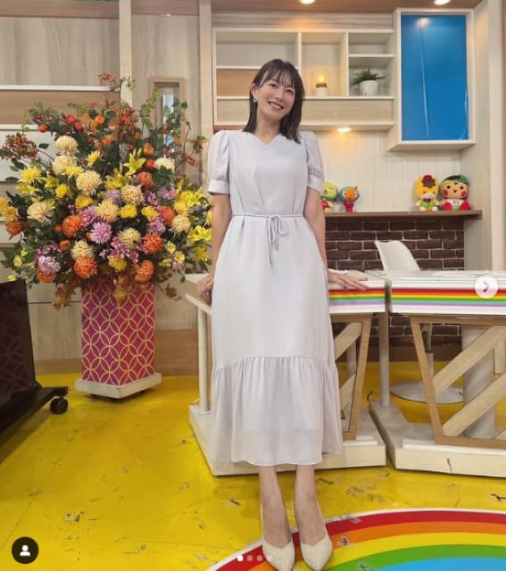 大島由香里、ワンピース姿で5時に夢中のPR！ファンからは「由香里に夢中✨」の声