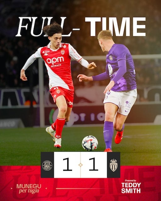 南野拓実が先制弾も…モナコは土壇場で追いつかれ引き分け