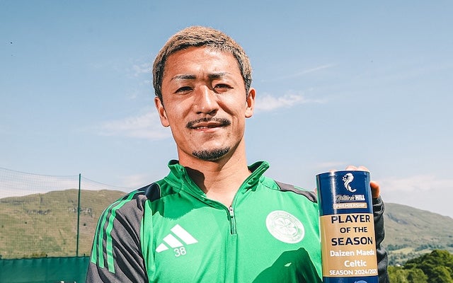 前田大然がスコットランドリーグの年間MVPを受賞！今季は公式戦49試合で33ゴール