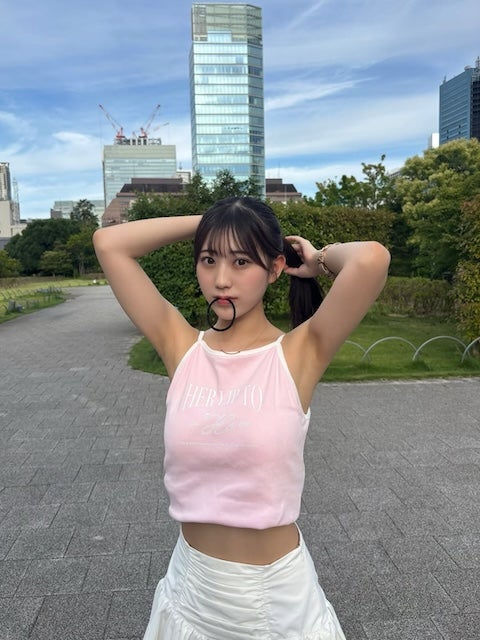 久木田帆乃夏、夏らしいヘアスタイル披露「毎日ポニーテールしたい」