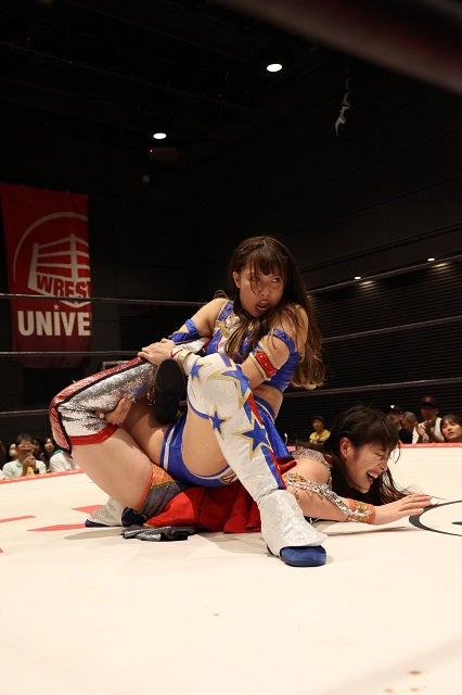 元SKE48女子プロレスラー・荒井優希が『東京プリンセスカップ』準々決勝突破！上原わかな下す