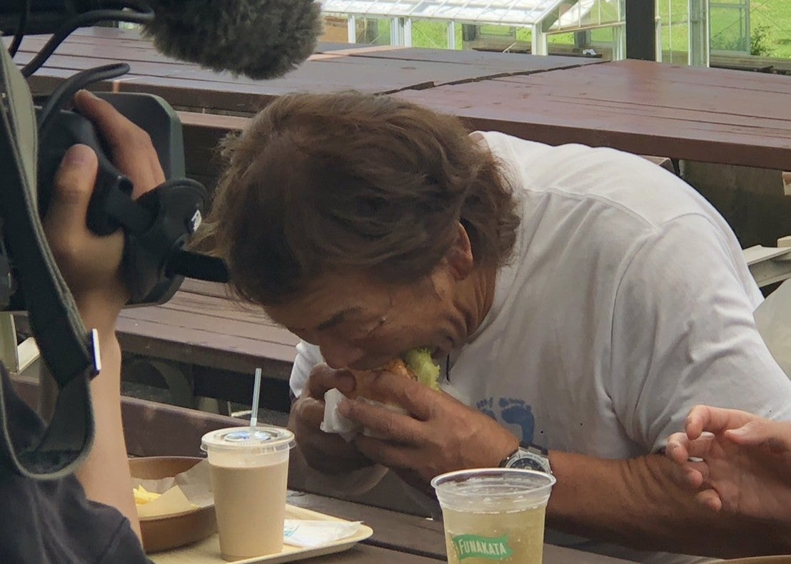 長州力、山口の農場で絶品ランチ＆福賀すいかに感激「一度は山口においでませ!!」