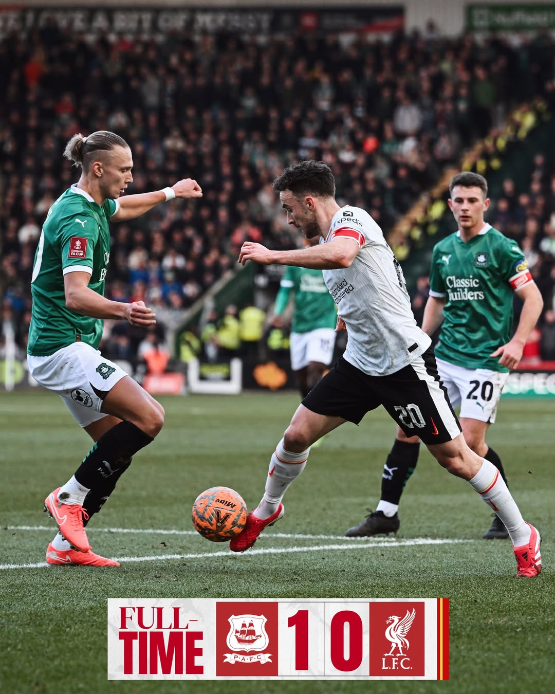 リヴァプール、衝撃の敗北！格下相手にまさかのジャイアントキリング