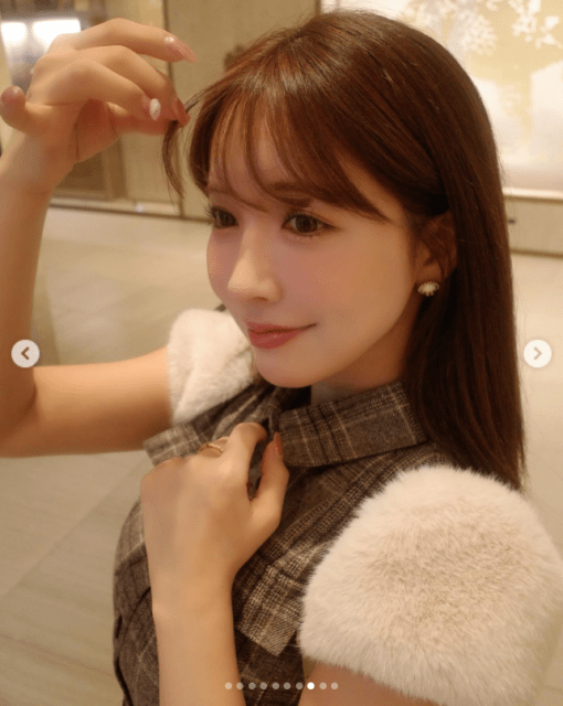 「かわいいの天才」袖ファーワンピ姿の三上悠亜をファンが絶賛！